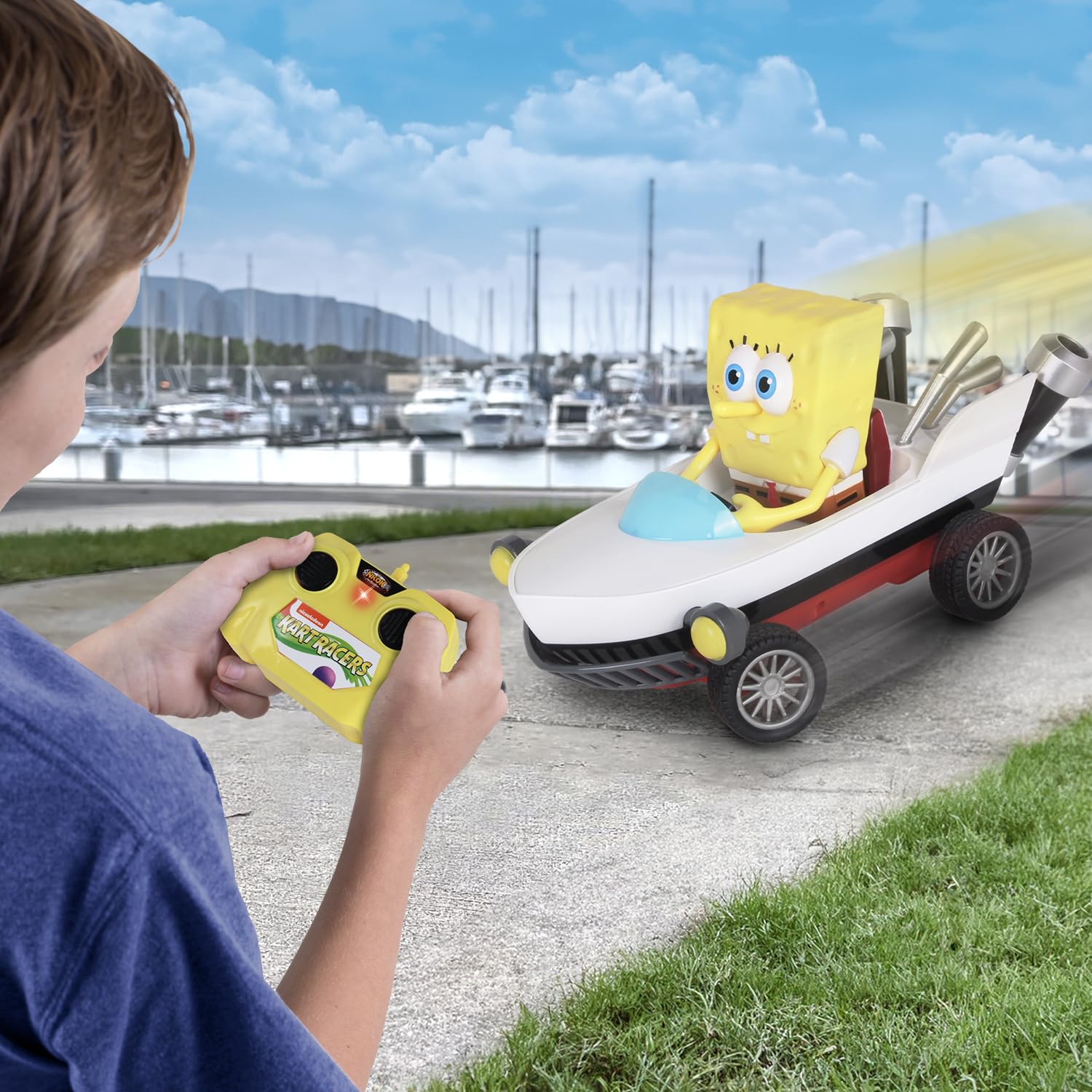 NKOK Kart Racers RC Virtual Parent (Spongebob)