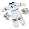 Melissa & Doug Astronaut Role Play Space Costume Set (5 pcs) - Jumpsuit, Helmet, Gloves, Name Tag