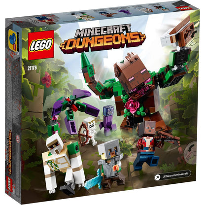 LEGO Minecraft The Jungle Abomination 21176 Building Kit Playset; Fun Minecraft Dungeons Exploring Toy for Kids; New 2021 (489 Pieces)