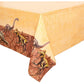 BLUE PANDA Plastic Tablecloth - 54 x 108 in, Brown, 3 Pack - Disposable & Reusable Tablecloth for Dinosaur Birthday Party & Party Decorations
