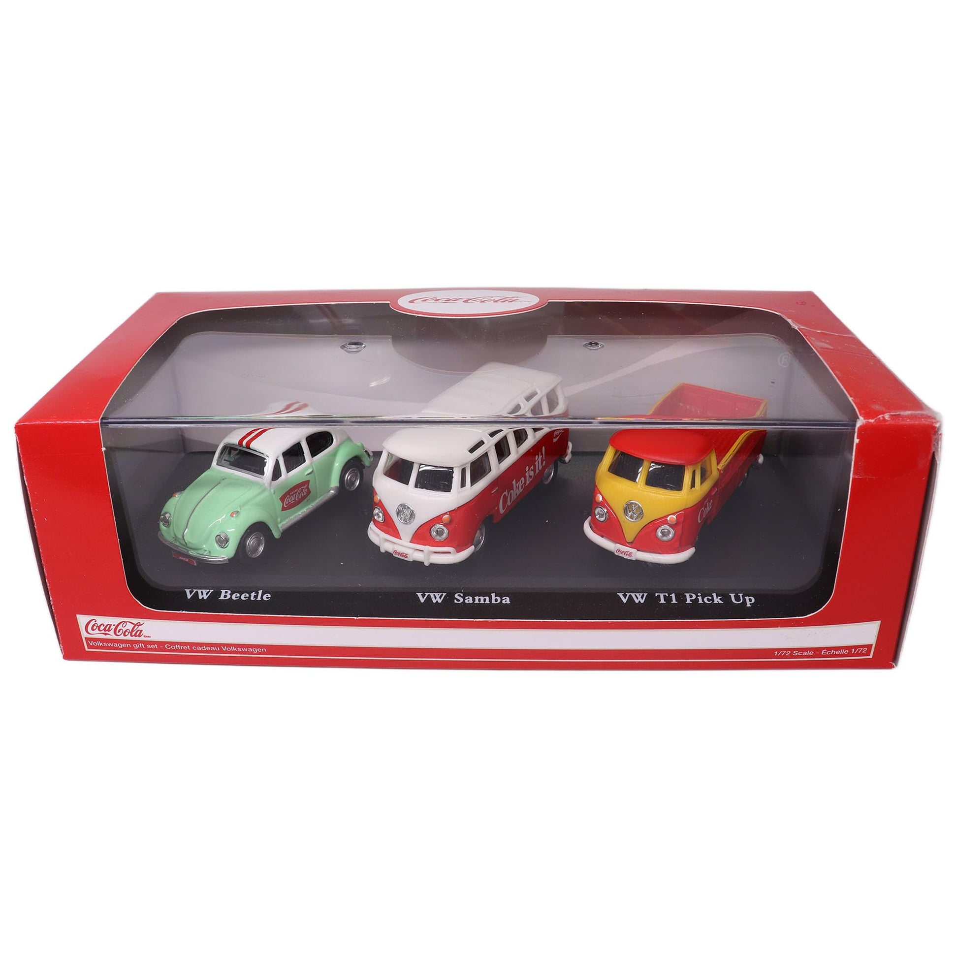 Motorcity Classics 458385 Volkswagen Coca Cola 3 Piece Gift Set 1 72 Diecast Car Models