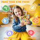 OAKJAR Busy Board with Led Light, Montessori Toys for 1-3 Years Old Boys Girls Wooden Toddler Toys Birthday Gift Educational Toys for 1+ Year Old