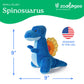 The Petting Zoo Spinosaurus Stuffed Animal Plushie, Gift for Kids, Dinosaur Animals, Blue Dinosaur Plush Toy 9 inches