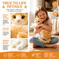 GUDVES Orange Tabby Cat Stuffed Animal Baby Stuffed Animal Cat Plush Toy Shorthair Cat 12 Inch (Orange B)