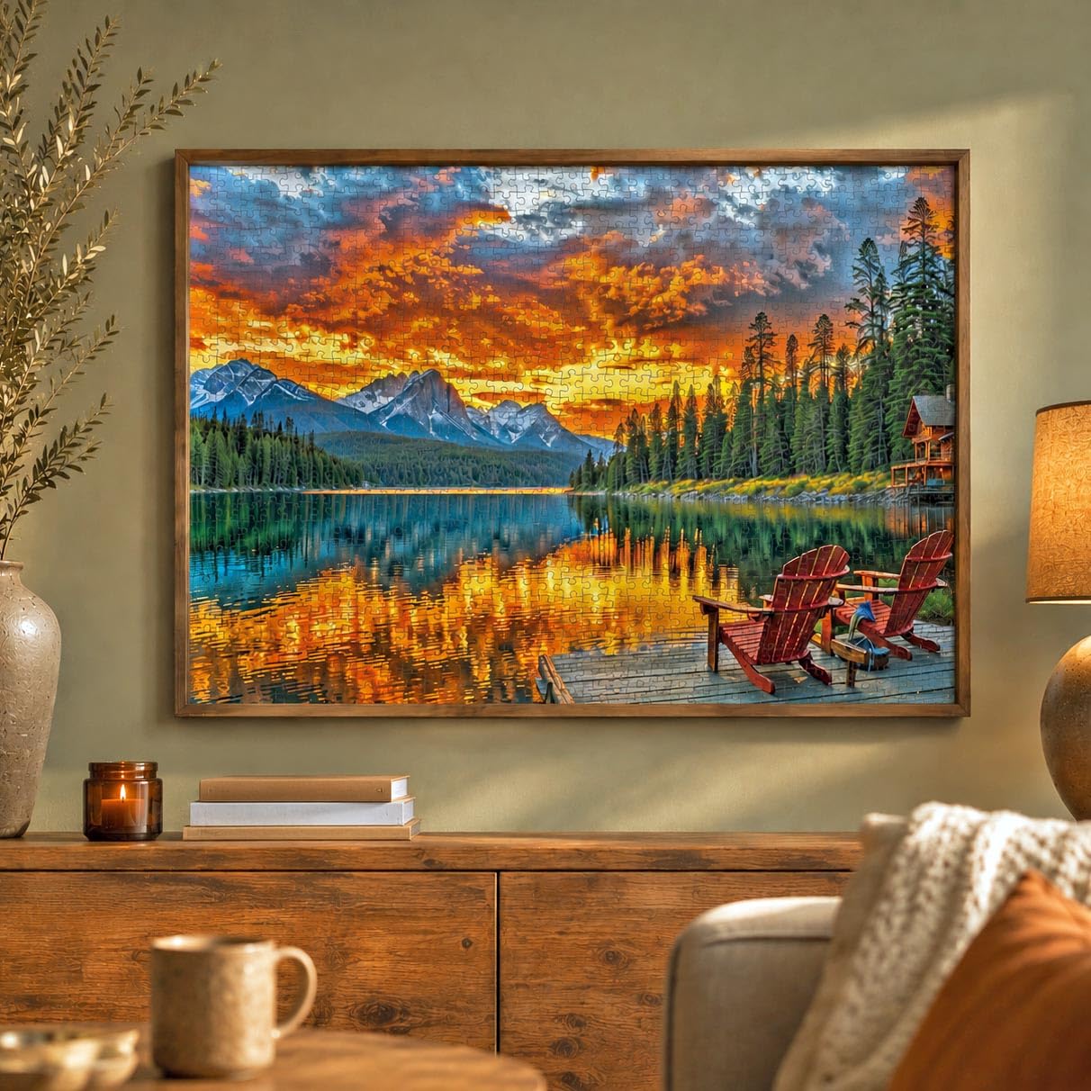 Cross & Glory | 1000 Piece Jigsaw Puzzles for Adults | Dockside Reflections