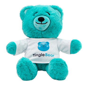 Tingle Bear The Original ASMR Teddy Bear - Super Soft Stuffed Toy & Relaxation Aid for Kids & Adults - Teddy Bear with Bluetooth Speaker to Play Any