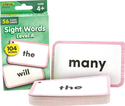 Teacher Created Resources Sight Words Flash Cards - Level A (EP62037)