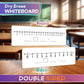 SCRIBBLEDO 10 Pack Dry Erase Number Line White Boards 4x12 Double Sided 1-10 & 1-20 Numberline Math Manipulatives for Kids Students Teachers Classroom