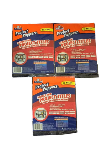 Elmer's 3 PK Science Project Tiles (3) - Science Kit - Science Enthusiasts, Students