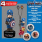 NECA Marvel Captain America Civil War - Limited Edition Gift Set (Scalers, HUBSNAPS, Body Knocker, Earbuds)