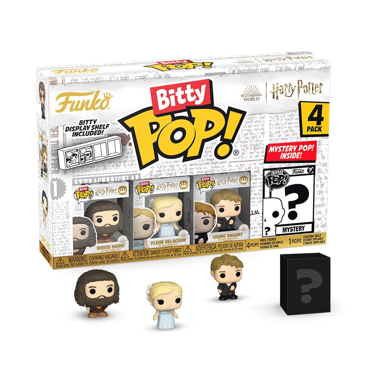 Funko Bitty POP! 4 Pack: Harry Potter (GOF) - Hagrid + Mystery Minis