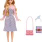 Mattel Universal Wicked Glinda Fashion Doll & Accessories with Styled Blonde Hair, Posability & Removable School Uniform Look