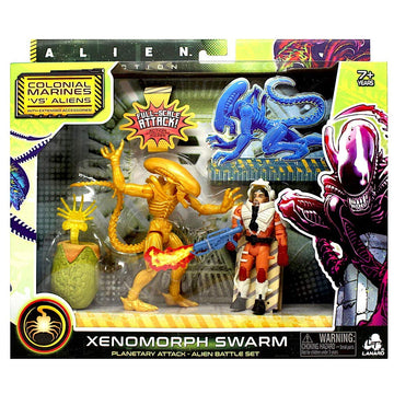Alien Collection Xenomorph Swarm - Colonial Marines VS Aliens - Xenomorph Drone - Planetary Attack Alien Battle Set