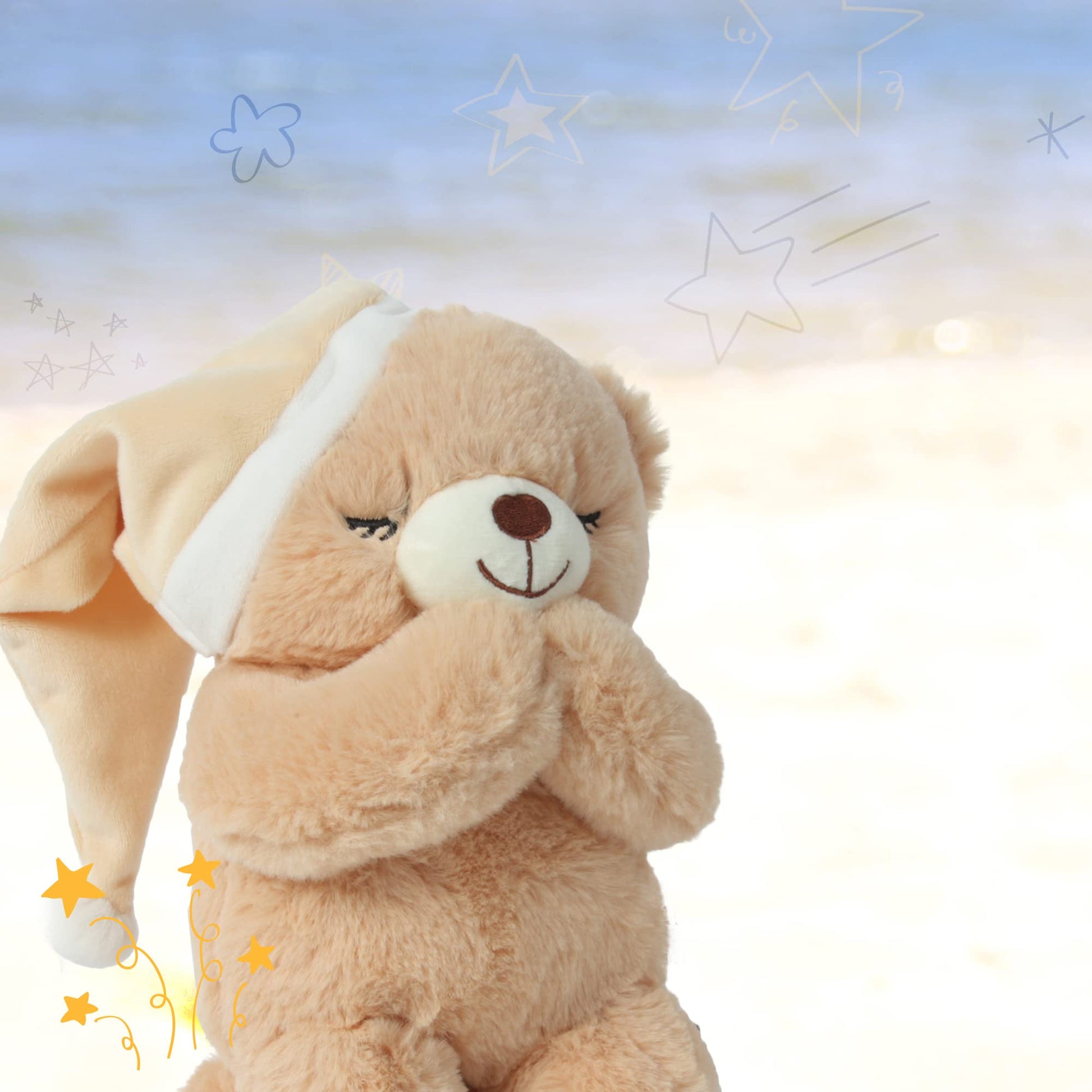 Linzy Plush 10" "Now I Lay ME Down to Sleep… Prayer Bear Plush Toys, Stuffed Animal, for Baby Boy Or Baby Girl