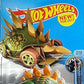 Hot Wheels 2017 Street Beasts Motosaurus (Dinosaur Car) 264/365, Green and Brown