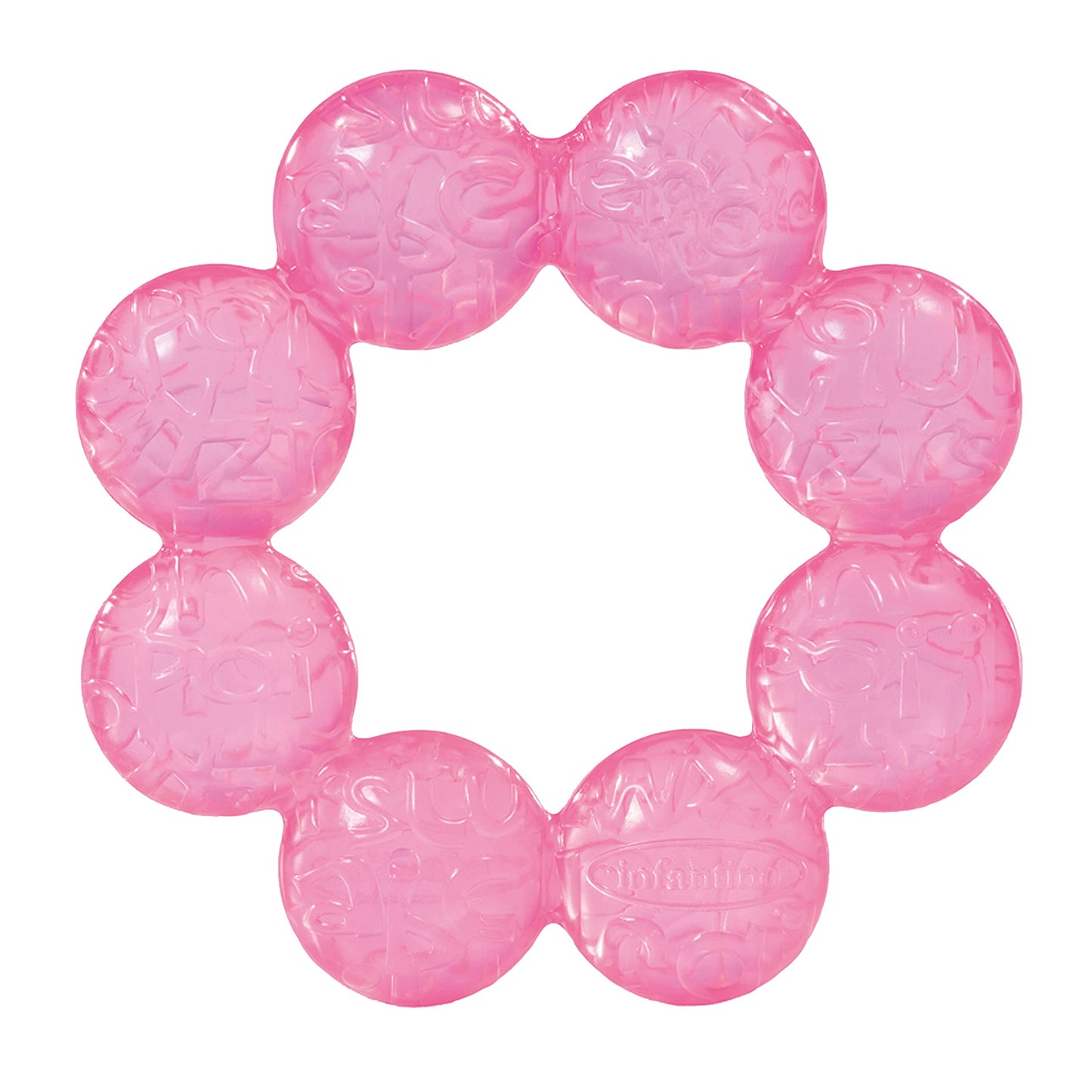 Infantino Water Teethers, Cooling & Massaging Relief, Lime/Pink, 3-Pack