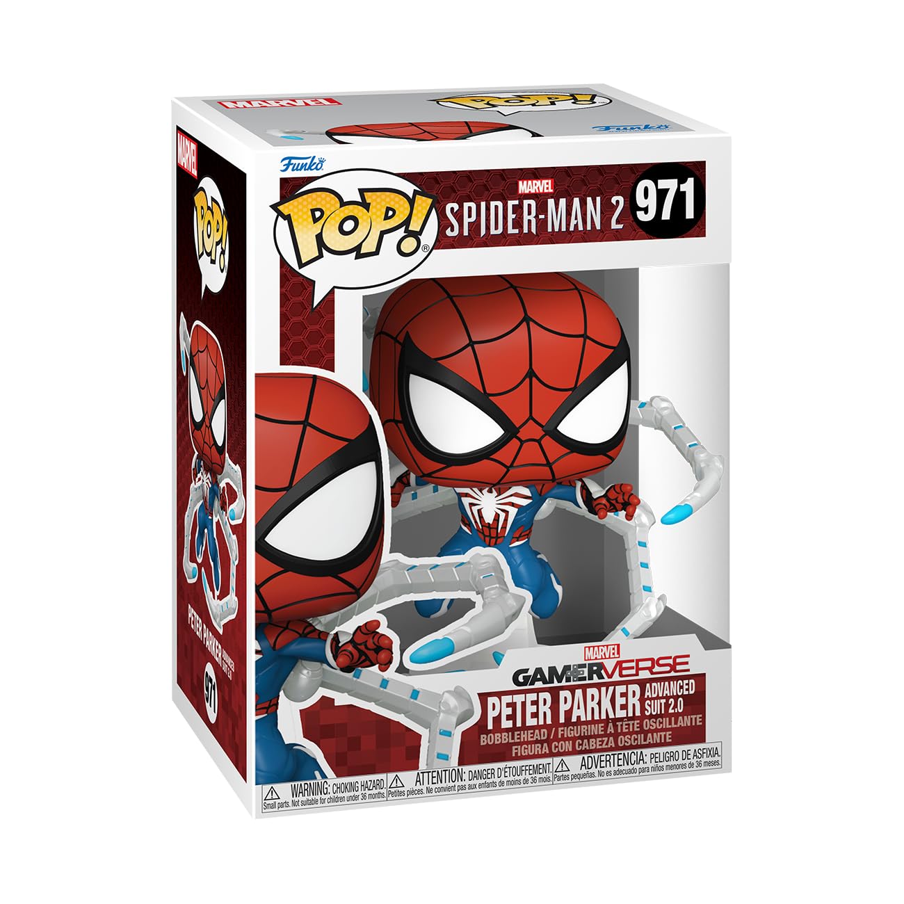 Funko POP! Games: Spider-Man 2- Peter Parker Suit - Spider-Man - Collectable Vinyl Figure - Gift Idea - Official Merchandise - for Kids & Adults