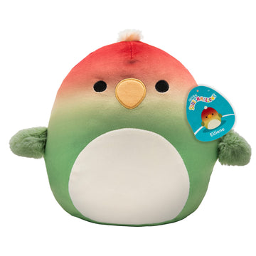 Squishmallows 8-Inch Elliene The Rainbow Parrot Plush - Official Jazwares Stuffed Animal - Ultra-Soft Squishy Colorful Bird Plushie Toy - Collectible