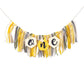 Bee Theme High Chair Banner - Happy 1st Bee Day Birthday Banner, First Birthday Decoration for Boys and Girls, Bumble Be e Themed Bday Party
