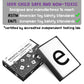 Attractivia Magnetic Big Alphabet ABC Flash Cards - 52 Sturdy Uppercase & Lowercase Large Letters, Black - for Classroom Teachers, Homeschool, ESL