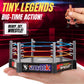 Liberty Imports Ultimate 32-Piece Wrestling Miniature Toys for Kids Pretend Play, Wrestler Figures with 2 Rings & Realistic Accessories for Boys