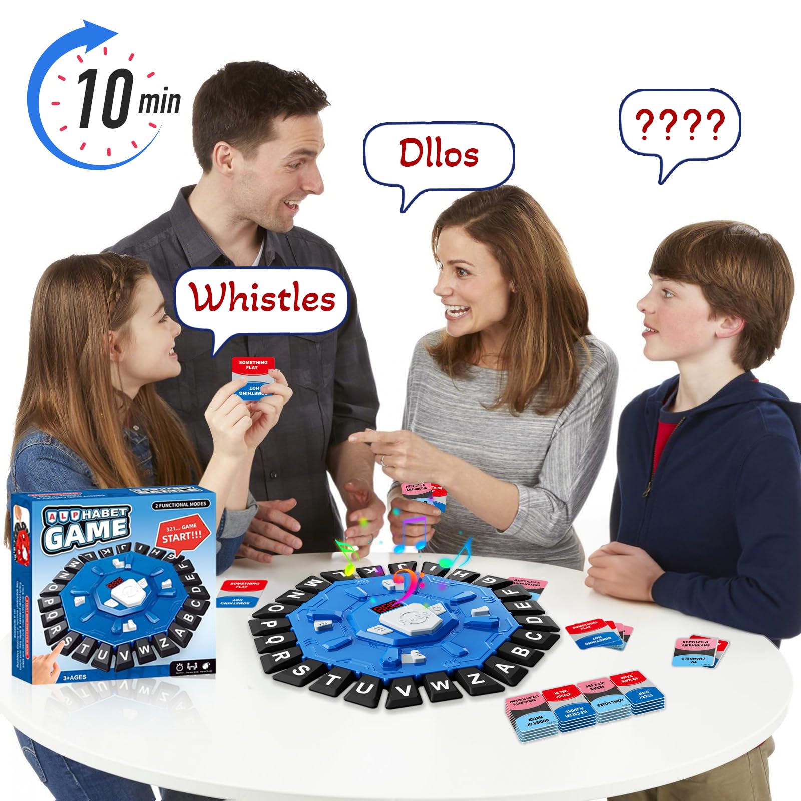 Word Game Family Party Board Games Card Game Learning Alphabet Letter Game