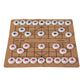 Xiangqi Portable Chinese Chess Board Game Set, 15-inch Beige Chess Board with Black Sling Bag Carrying Case, Family Games for All Ages (XQ-1001)