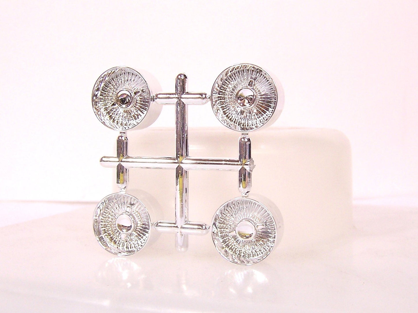 Hoppin Hydros 1/24 1/25 Scale Chrome MC's McLean-Like Rims Wheels Hobby Model Cars