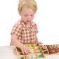 Tender Leaf Toys - The Bug Hotel - 13 Wood Garden Bugs with Shelving Unit and Front Panel - Made for Little Hands - Open-Ended Nature Play - Science
