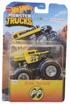 Hot Wheels Monster Trucks Bone Shaker, [Yellow] Moon Eyes 4/5