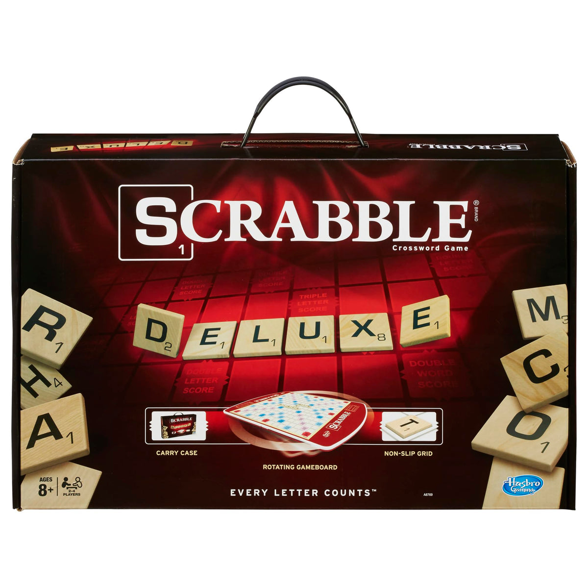 Hasbro Games Scrabble Deluxe Edition Letter Tiles Word Game