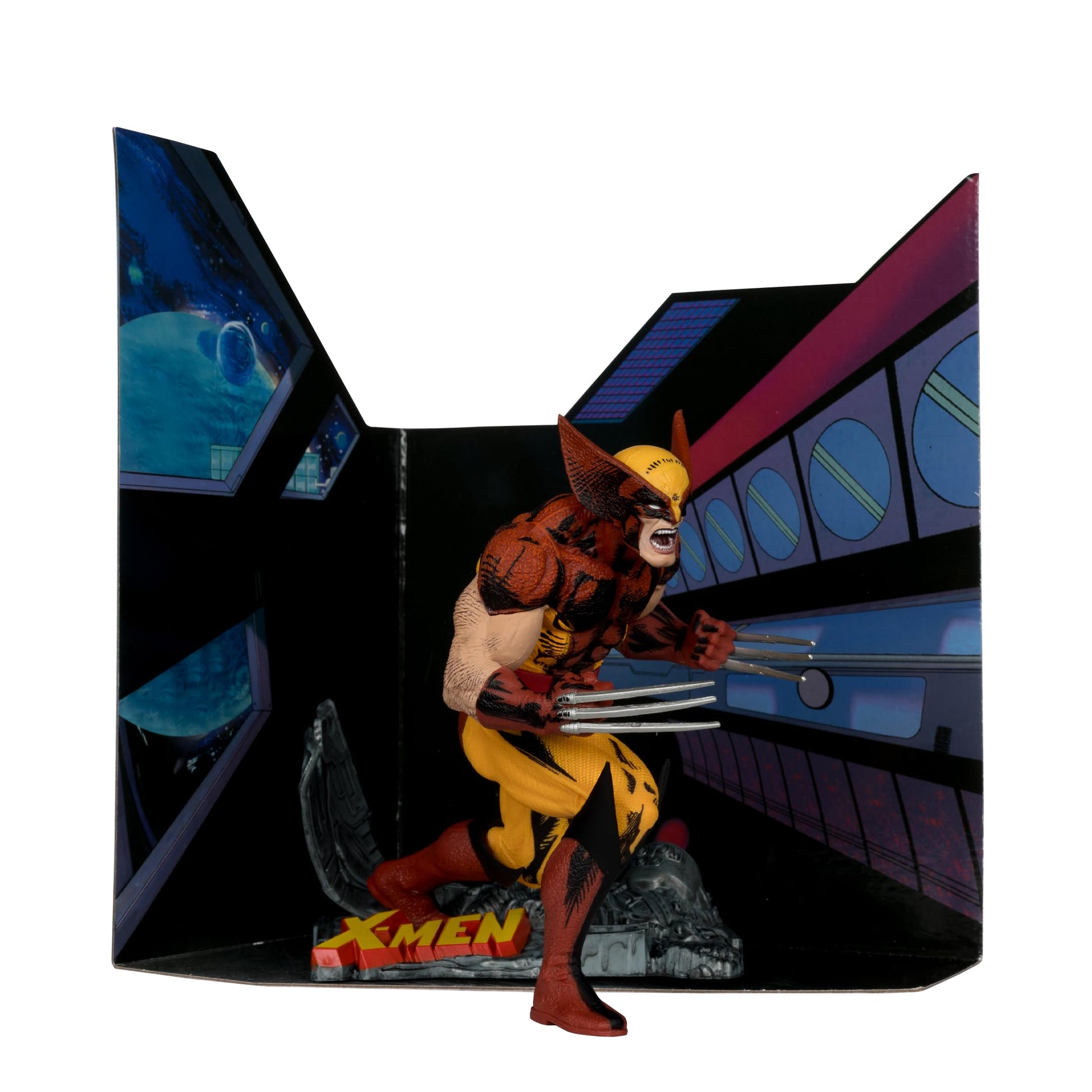 McFarlane Toys - Marvel Wolverine 1:10th Scale Posed Figure with Scene (X-Men #1)