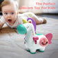 iPlay, iLearn Baby Unicorn Activity Cube, Infant Busy Cube Montessori Toy for 1 Year Old, Babies Carseat Plane Travel Toy, Toddler Sensory Development