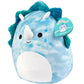 Squishmallows 8" Fox & 10" Dinosaur 2-Squish Rainbow Tie Dye Value Pack - Get Two Official Jazwares Plush for Less - Collectible Soft & Squishy