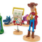 Disney Store Official Toy Story 5 Figure Set -7 Fully Sculpted Disney Figures Including Woody, Buzz, Forky, Lilypad, Bullseye, Jessie & Tech Trio in