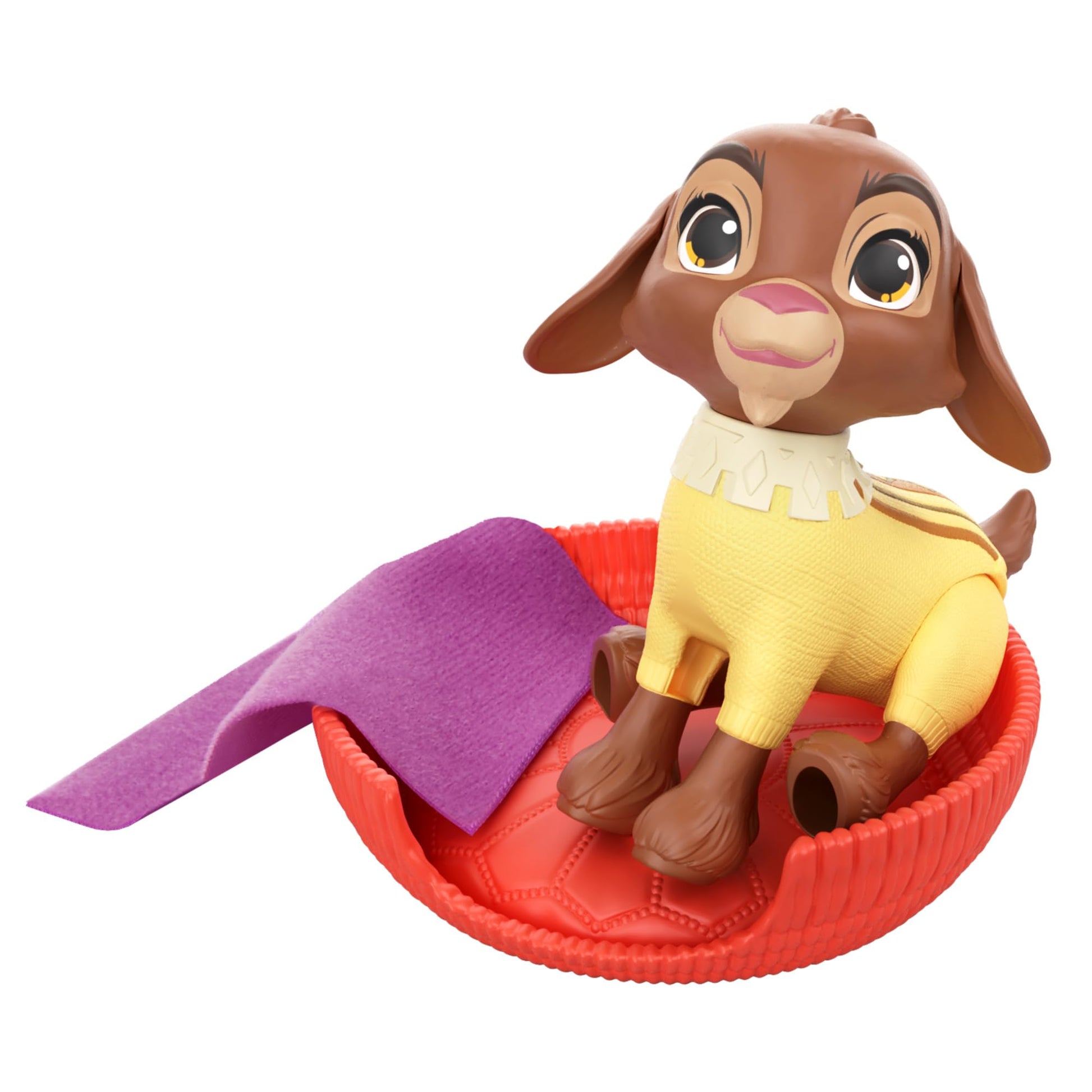 Mattel Disney Wish Dolls, Valentino & Star Figures Set & 6 Accessories Like Pet Bed & Blanket, Goat Figure Bends Back Legs, Inspired by The Movie