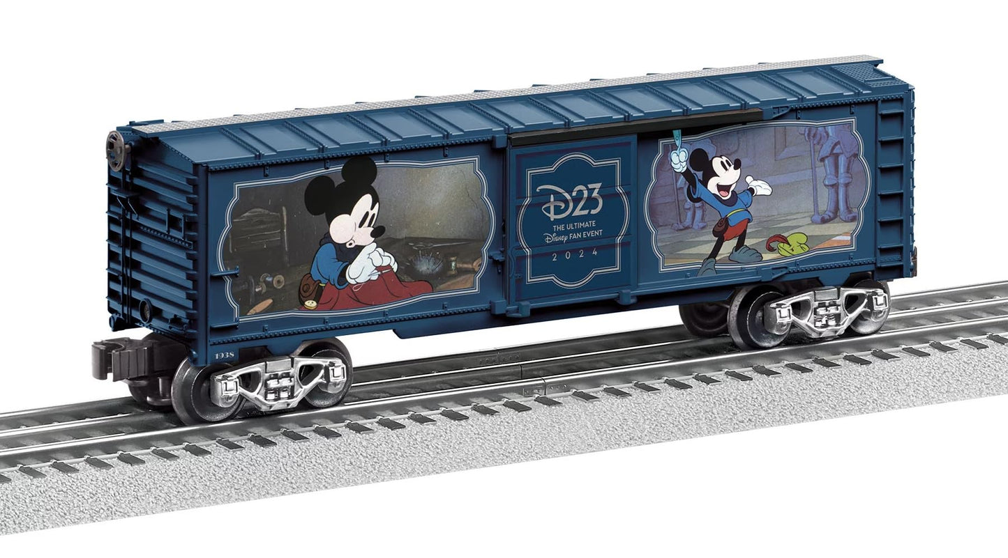 Lionel Disney D23 Mickey Mouse O Gauge Model Train Boxcar