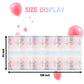 3 Pack Teddy Bear Baby Shower Tablecloths, Plastic Gender Reveal Tablecloths Waterproof Pink and Blue Tablecloth for Boy or Girl Baby Shower Birthday