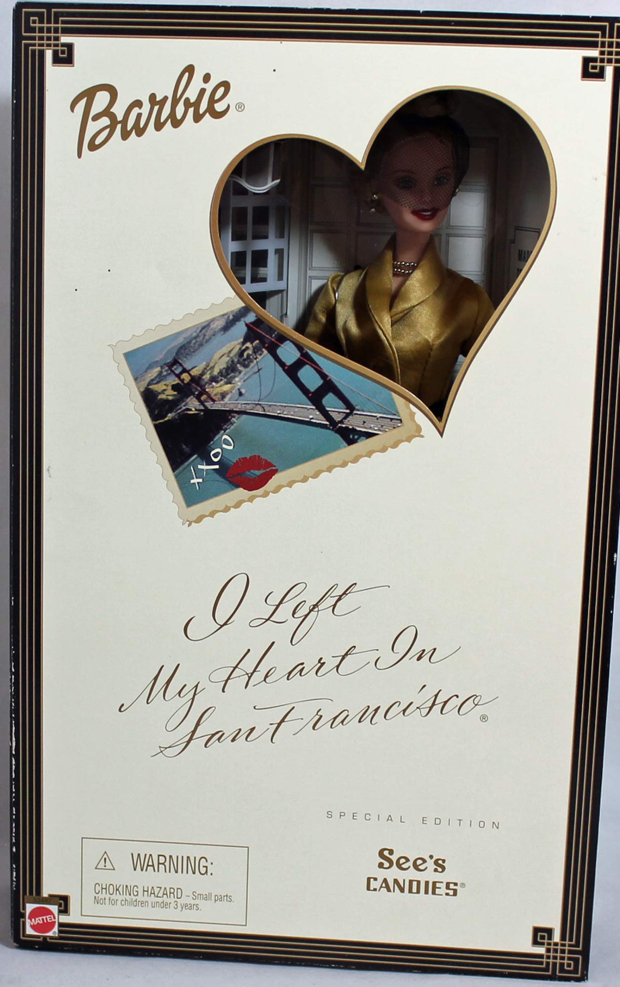 Mattel Barbie I Left My Heart in San Francisco See's Candies Special Edition - 2001