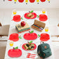 96 Pcs Back to School Plates and Napkins Set - Apple Disposable Tableware Kit, including Paper Plates, Napkins, Cups and Forks for All Grades First
