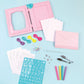 Make It Real: DIY Jewelry & Art Gift Station - Create 8 Bracelets & Cards, 76 Piece Kit, Calligraphy & Watercolor Designs Made Easy, Tweens & Girls