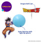 Dragon Ball Z Cake Topper | Light Up Goku & Spirit Blast Decoration With Pic | Ready To Use Birthday Cake Topper, Batteries Included - 2 Piece Set