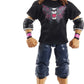 Mattel Bret “Hit Man” Hart WrestleMania Action Figure with entrance shirt & Vince McMahon Build-A-Figure Pieces, 6-in Posable Collectible Gift