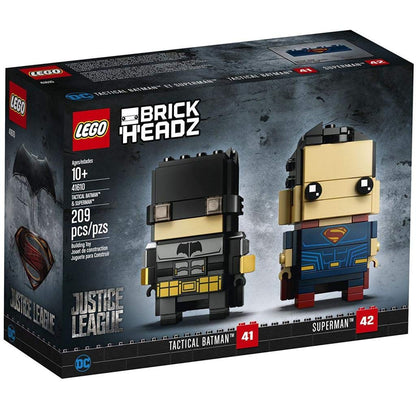 LEGO BrickHeadz Tactical Batman and Superman 41610 Building Kit (209 Piece) (Amazon Exclusive)