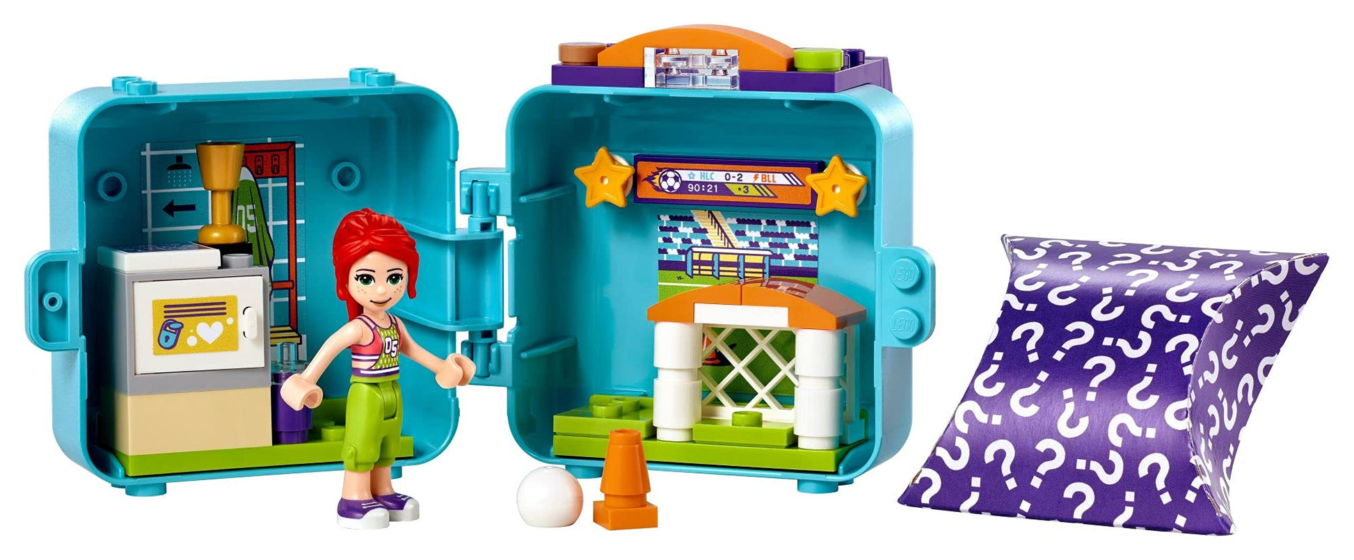 LEGO Friends Mia’s Soccer Cube 41669 Building Kit; Imagination Toy Comes with a Mini-Doll and Animal Toy to Give Creative Kids Hours of Imaginative
