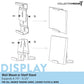 CollectorMount™ Graded Card Display, Wall Mount & Shelf Stand, 1 Pack