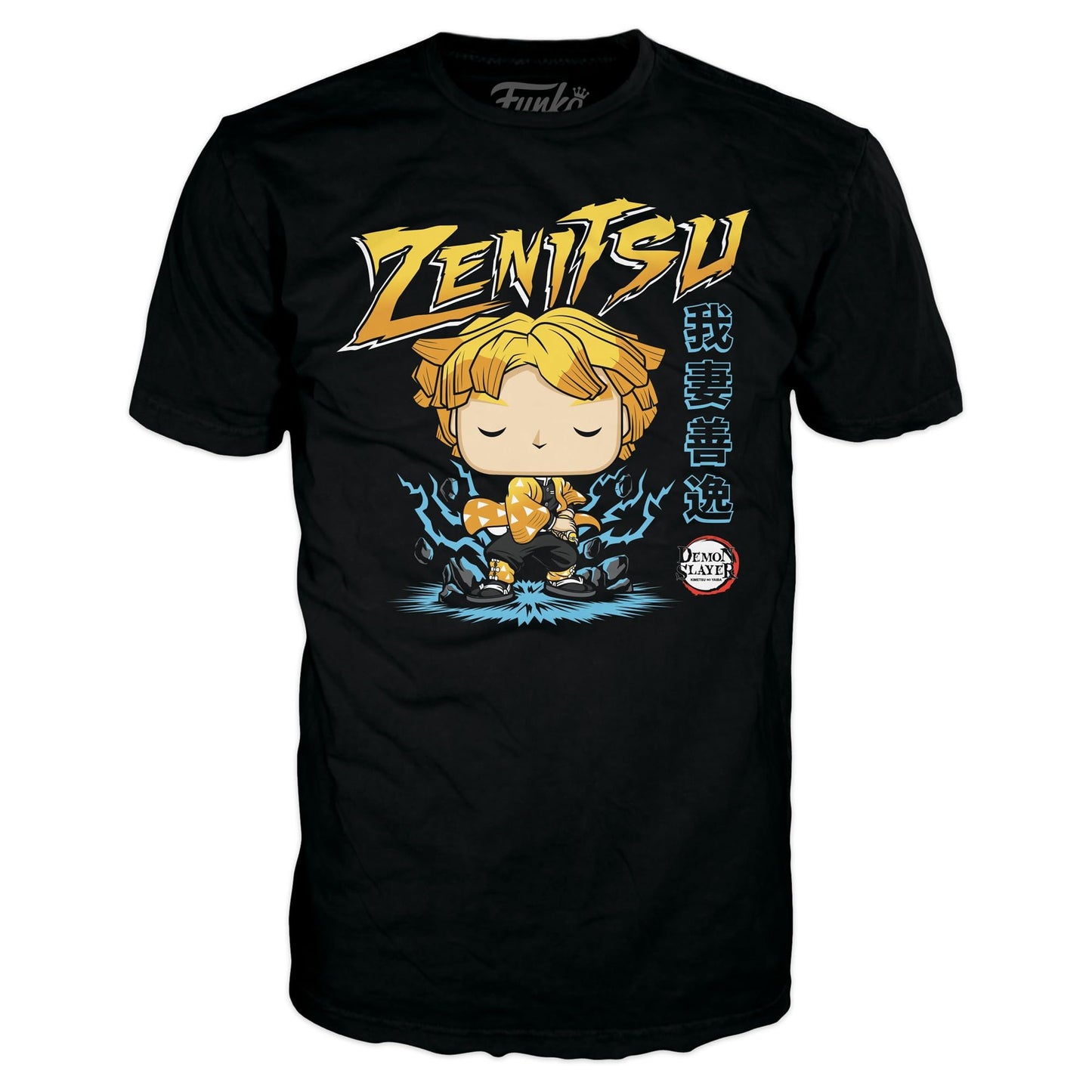 Funko Pop! Boxed Tee: Demon Slayer - Zenitsu - L