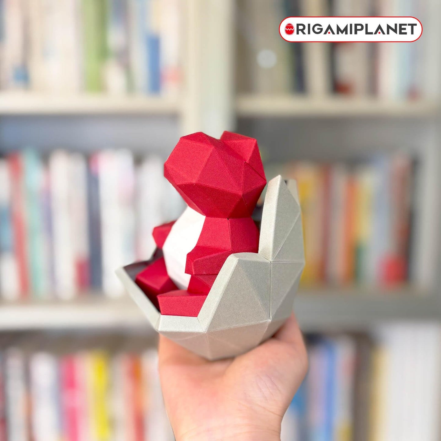 ORIGAMIPLANET 3D Dinosaur Origami Paper Craft Kit, Cute Dinosaurier-Baby DIY Pre-Cut 3D Papercraft for Teens & Adults, Creative Handmade Animal