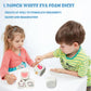 Qidiwin White EVA Foam Dices for Kids Graffiti, Building Blocks,Creative Painting,24PCS