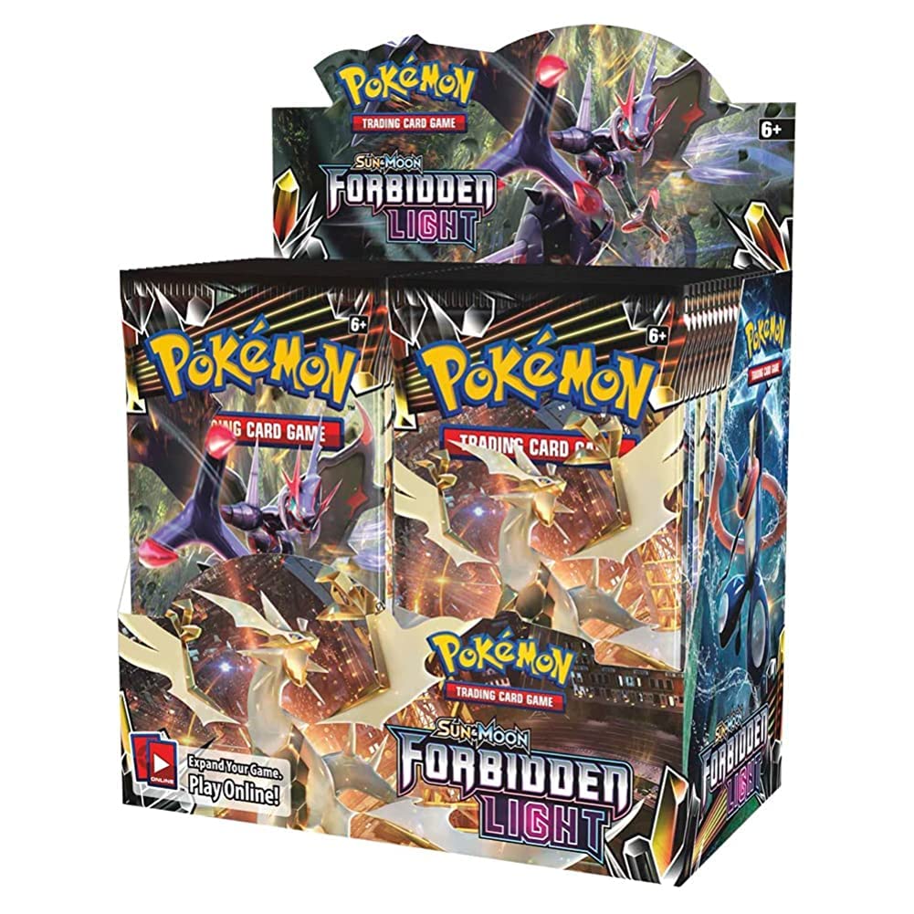 Pokemon TCG: Sun & Moon Forbidden Light Booster Sealed Box | Collectible Trading Card Set | 36 Booster Packs | Over 130 Cards + 5 Prism Star Cards, 8